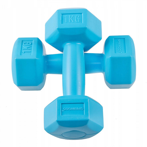 Гантель  Springos Hex 2 x 1 кг FA1030 - фото №6
